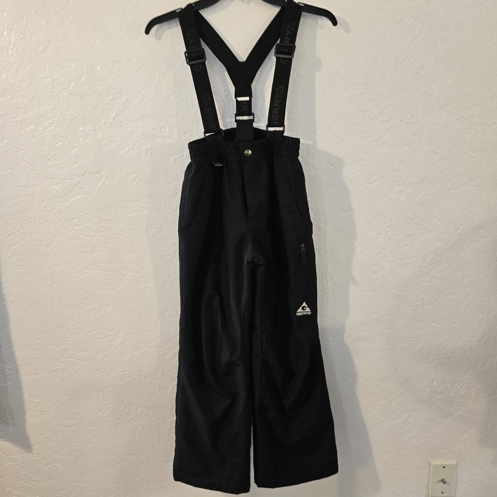 Gerry Youth Performance Snow Pants With Removable Suspenders Black Size M 10/12